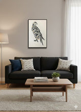 Load image into Gallery viewer, ISLAMIC FALCON WALL ART #822-1