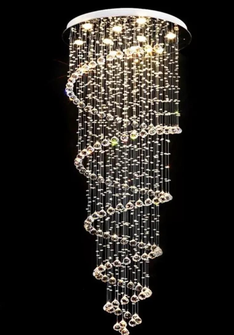 Diamond Spiral Chandelier #369-#371