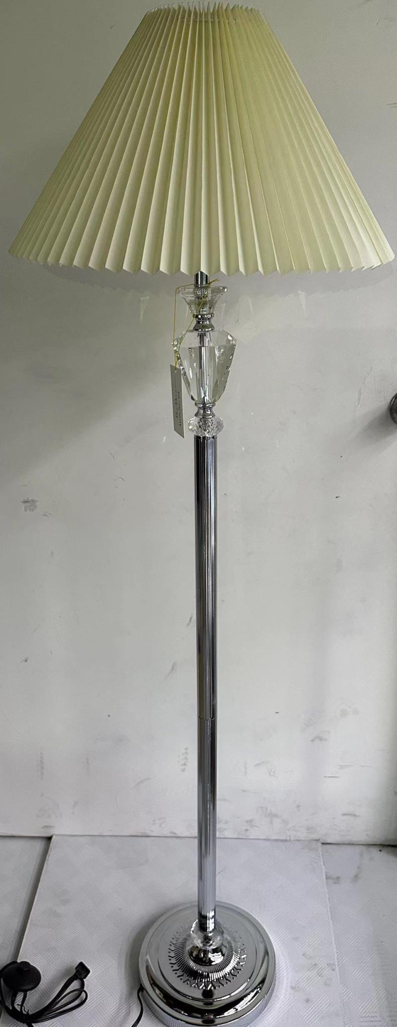 Modern Metal Crystal Floor Lamp #676