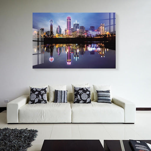 Tempered Glass Dallas Downtown Skyline #65