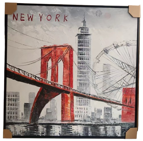 NEW YORK BRIDGE WALL ART