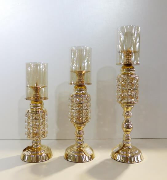 Gold Candle Holder #870
