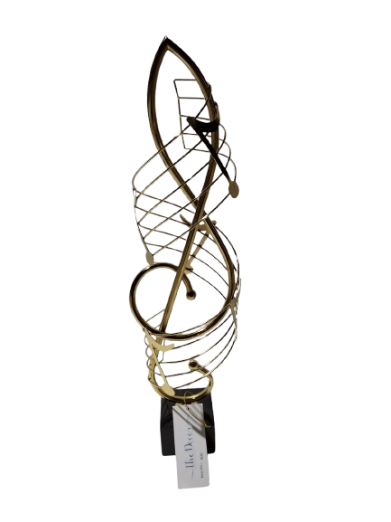 SWIRLED GOLD MUSIC MELODY #889