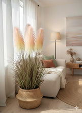 Load image into Gallery viewer, Woven Seagrass Belly Basket for Storage Plant #586
